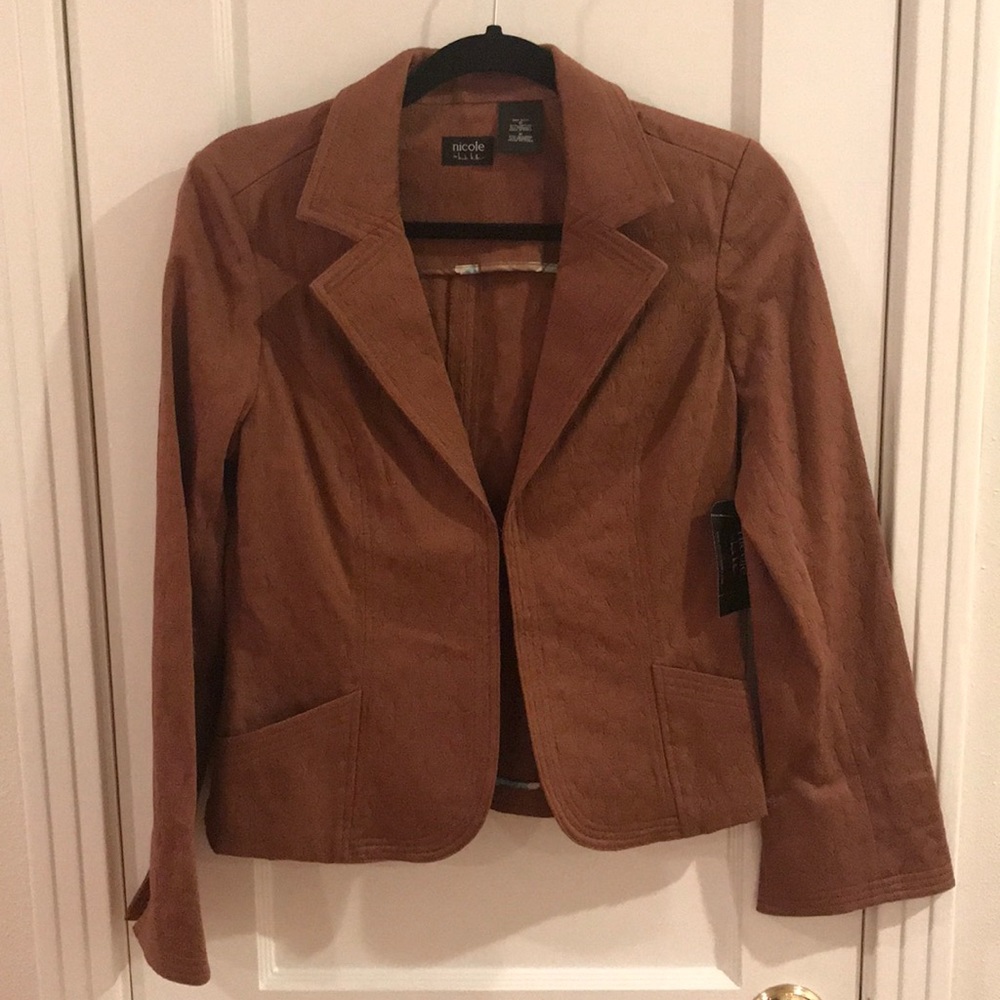 Tailored blazer in Root Beer